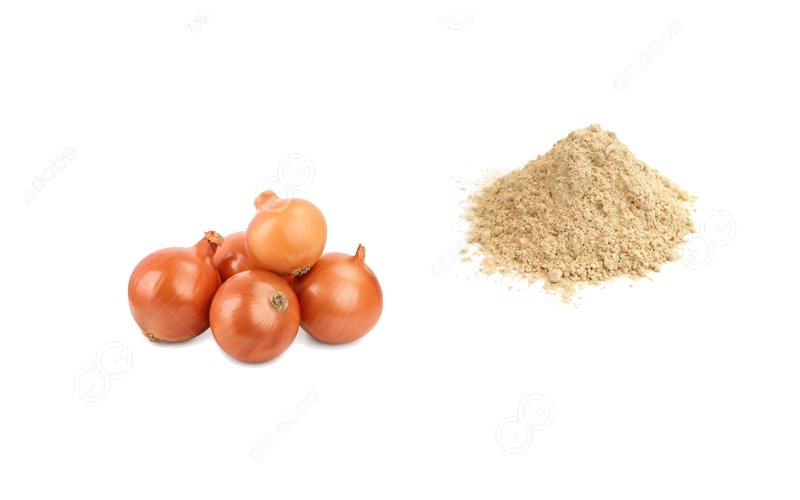 what is the manufacturing process of onion powder