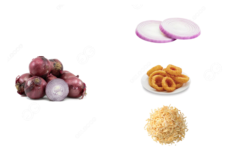 what are the methods of processing onions